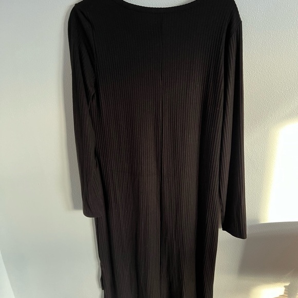 NWT Universal Standard Black Cotton Jersey Dress, size XS - Picture 4 of 6